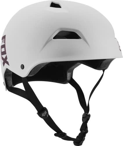 Fox Racing Flight Sport Bicycle Helmet, White/Black, Medium