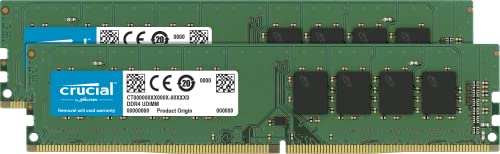 Crucial RAM 32GB Kit (2x16GB) DDR4 2400 MHz CL17 Desktop Memory CT2K16G4DFD824A