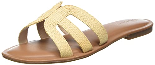 The Drop Women's Monika Sandal, Raffia, 8.5 B US