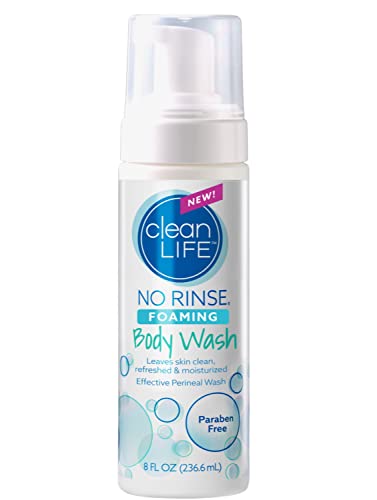 No-Rinse Foaming Body Wash, 8 fl oz: The Original Formulas, Leaves Skin Clean, Refreshed and Moisturized - Effective Perineal Wash