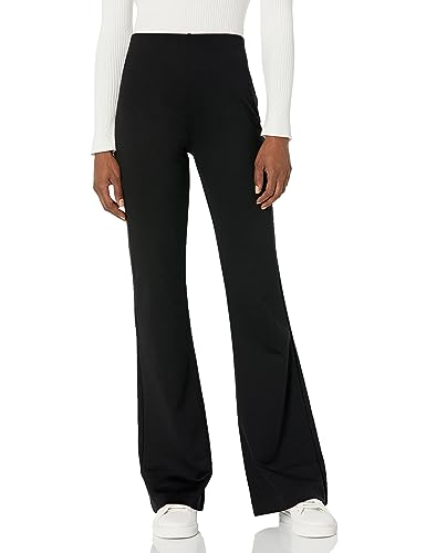 Trina Turk Women's Pull on Wide Leg Ponte Pant, Black