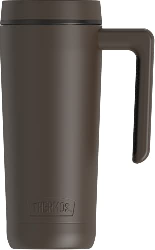 THERMOS ALTA SERIES Stainless Steel Mug 18 Ounce, Espresso Black