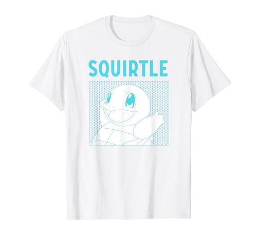 Pokémon Squirtle Adorable Comic Box Panel Portrait T-Shirt