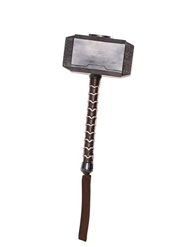 Rubie's unisex adults Rubie's Marvel: Avengers Endgame Mjolnir Hammer Accessory, One Size Costume Accessories, Color as Shown, One Size US