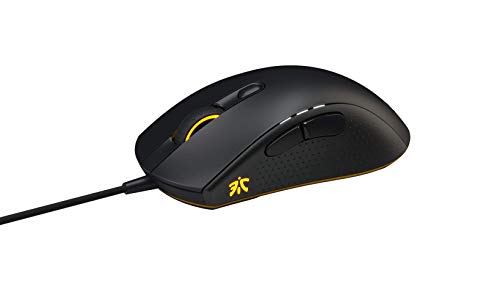 Fnatic Flick 2 Pro Gaming Esports Mouse (Pixart Optical Sensor with 12,000 CPI, 6 Buttons, Mechanical Mouse Switches, Multi-Color RGB Backlit, Right Hand) - Black