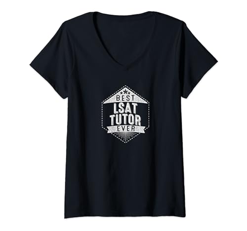 Best LSAT Tutor Ever V-Neck T-Shirt