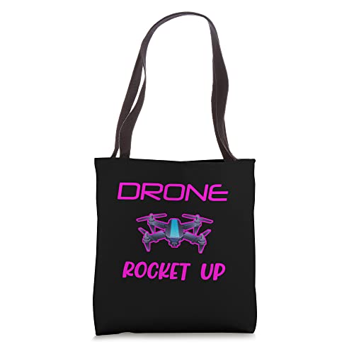 Drone Rocket Up Quadcopter drones Drone Pilot UAV Tote Bag