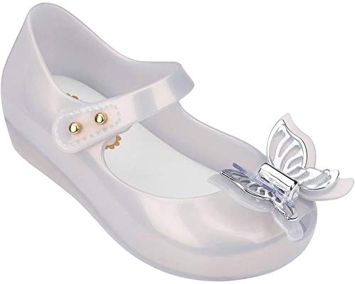 mini melissa Girl's Mini Ultragirl Fly (Toddler/Little Kid) White 7 Toddler M