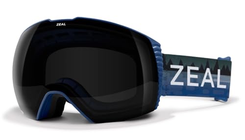 Zeal Optics Cloudfall Snow Goggle w/Bonus Lens, Eventide/Dark Grey
