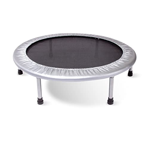 Stamina 36 inch Rebounder - Portable Exercise Trampoline - Mini Trampoline with Smart Workout App - Indoor Trampoline Fitness Rebounder - Up to 250 lbs Weight Capacity