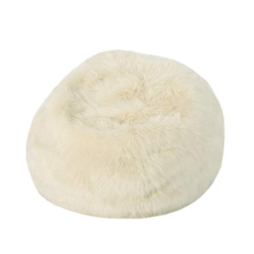 Christopher Knight Home Laraine Furry Glam Taupe Faux Fur 3 Ft. Bean Bag, Small