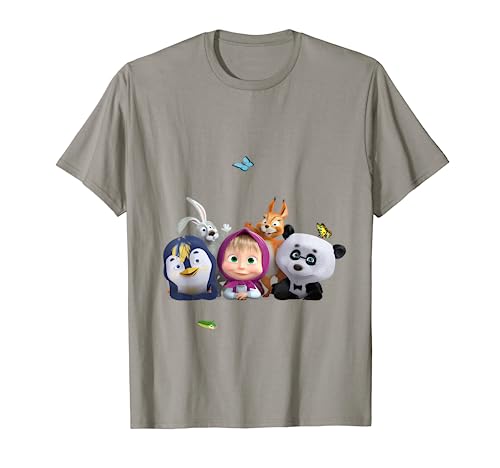Masha and the Bear. Forest friends T-Shirt