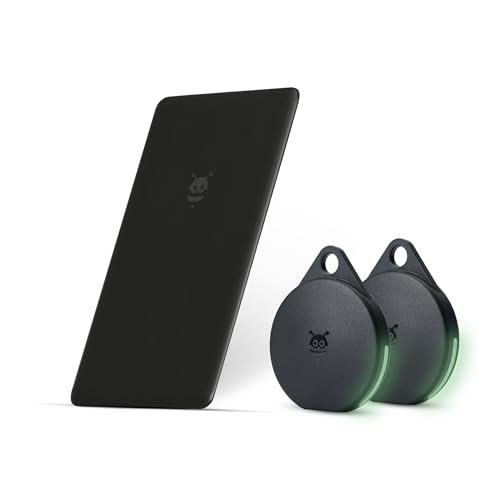 Pebblebee Essentials 3-Pack (2 Clip & 1 Card) • Rechargeable Item Finder That Works with Apple Find My • Find Your Keys, Wallet, Luggage and More
