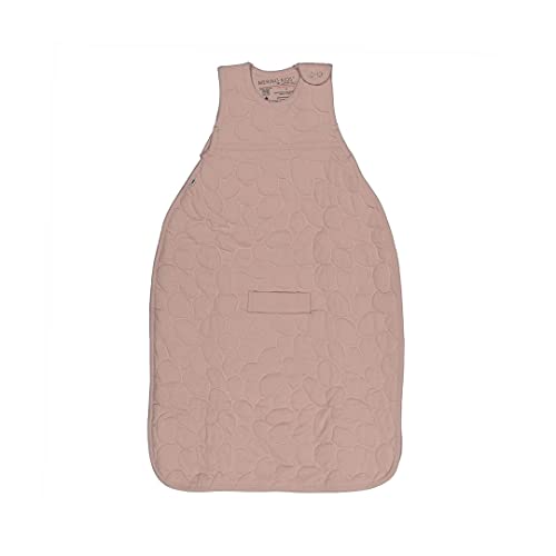 Merino Kids Winter-Weight Quilted Baby Sleep Bag For Babies 0-2 Years, Riverstone - Misty Rose
