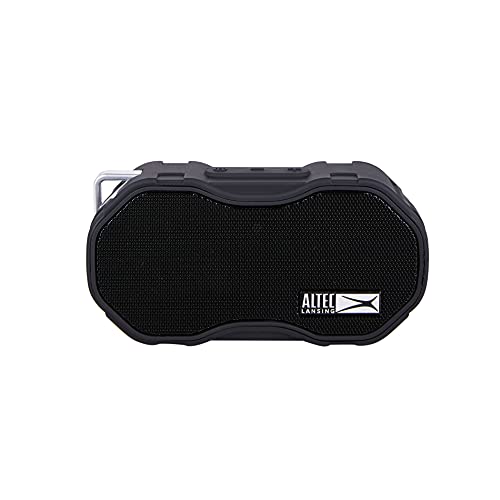 Altec Lansing Baby Boom XL - Waterproof Bluetooth Speaker, Wireless & Portable for Travel & Outdoor Use, Deep Bass & Loud Sound, 1 Pack, Black