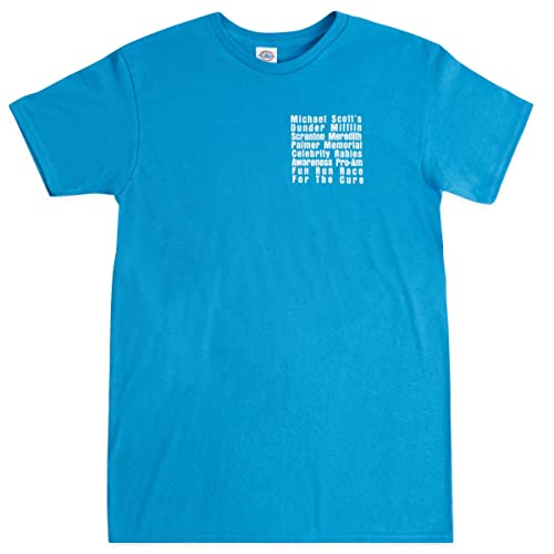 The Office Support The Rabid Men's Short Sleeve T-Shirt (Small, Turquoise)