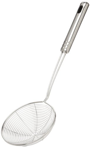 ExcelSteel Perfect for Pasta, Vegetables, Quinoa, Fruit, Rice, Lentils Stainless Steel Strainer 4 inch