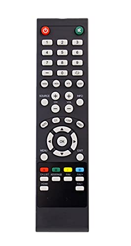 New Replace TV Remote Control Works for SEIKI TV SE55GY19 SE65UY04 SE22FE01 SE65GY25 SE40FY27 SE32FY22 TV SE24FE01-W SE19HE01 SE39HE02 LC-32G82 SE24FT01 SE20HS04 SE26HQ04 SE50FY28 SC151FS SC241FS