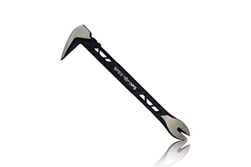 Spec Ops Tools 10' Nail Puller Cats Paw Pry Bar, High-Carbon Steel, 3% Donated to Veterans,