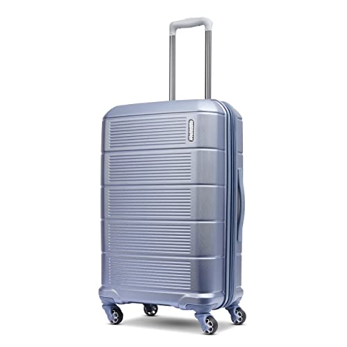 American Tourister Stratum 2.0 Expandable Hardside Luggage with Spinner Wheels, 24' SPINNER, Slate Blue