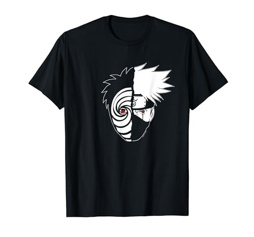 Naruto Shippuden Kakashi Tobi Split Face T-Shirt