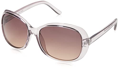 Nine West Women's Cheri Sunglasses Oval, Taupe, 57mm