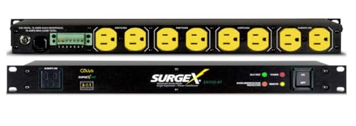 SurgeX SX-1115-RT Rack Mount Surge Eliminator & Power Conditioner w/Remote, 1RU