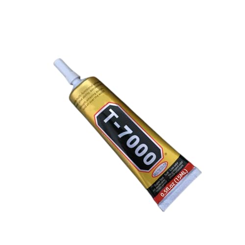 T-7000 15ml Super, Glass,Fabric,Craft, Adhesive,Puzzle, Glue Suitable for Repair Multipurpose High Performance Industrial Glue Semi Fluid Black Adhesive (15ML,1PACK)