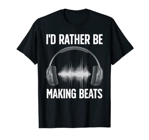 Cool Music Producer Art For Men Women Disc Jockey Beat Maker T-Shirt