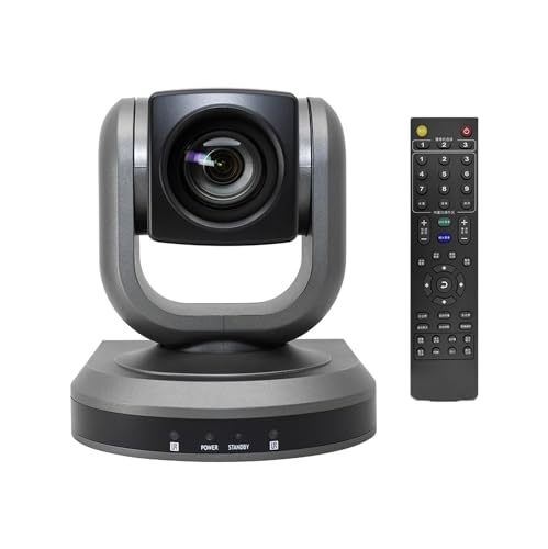 4K PTZ Conference Room Camera , USB3.0/HDMI Live Streaming Camera ,12X Optical Zoom Wide Angle for Video Conferencing Church Streaming Education Medical Work with Zoom,Skype,Teams,OBS,YouTube,etc