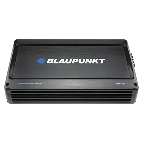 BLAUPUNKT 1600W 4-Channel, Full-Range Amplifier AMP1604, Black