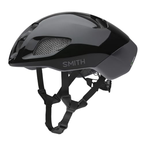 SMITH Ignite Cycling Helmet – Adult Aero Gravel or Road Bike Helmet with Mips Technology + Zonal Koroyd Coverage – Lightweight Protection for Men & Women - Black/Matte Cement, Large