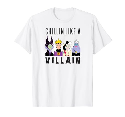 Disney: Villain Gang: Ursula,Evil Queen,Cruella,Maleficent T-Shirt