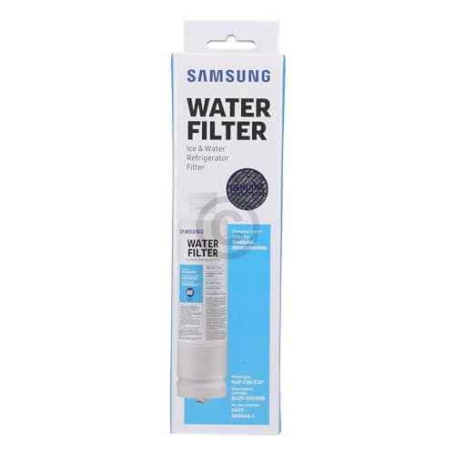 SAMSUNG Genuine Filter for Refrigerator Water and Ice, Carbon Block Filtration for Clean, Clear Drinking Water, 6-Month Life, HAF-CIN/EXP, 1 Pack