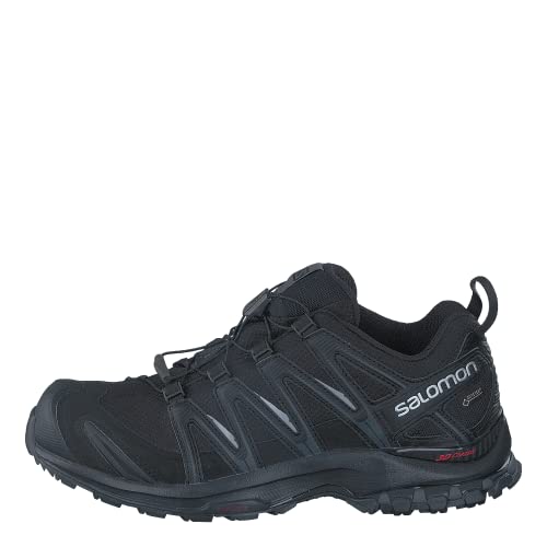 Salomon Men's XA PRO 3D GORE-TEX Trail Running Shoes for Men, Black / Black / Magnet, 9.5