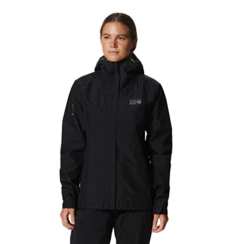 Mountain Hardwear Women's Exposure/2 Gore-tex Paclite Jacket, Black, Medium