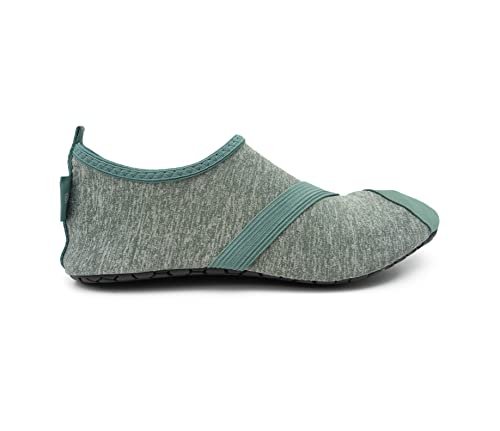 FITKICKS Live Well Collection Active Women's Footwear, Foldable Shoes - Green, Large
