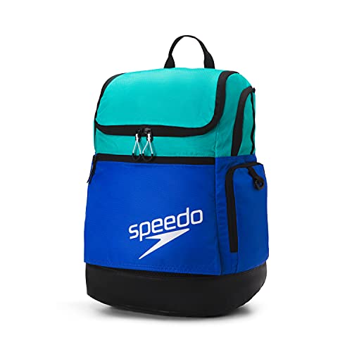 Speedo UnisexAdult Large Teamster Backpack 35Liter One Size, Blue/Ceramic 2.0