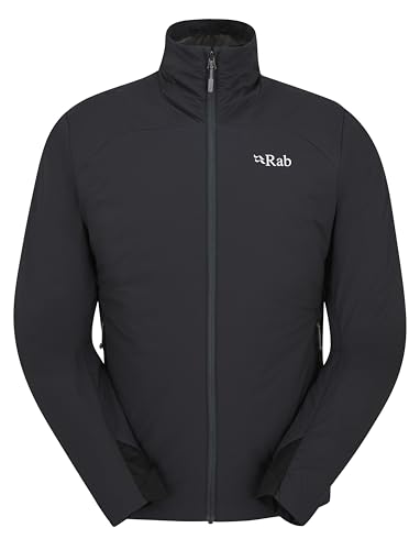 RAB Men's Xenair Light Synthetic Insulated Jacket for Hiking & Mountaineering - Ebony - Medium