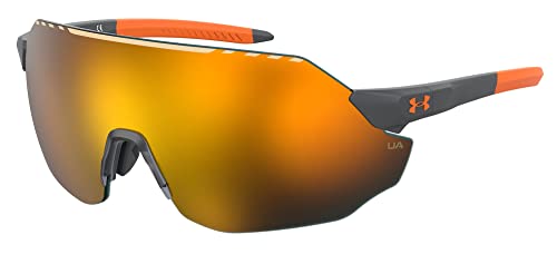Under Armour UA HALFTIME Matte Grey Orange/Orange Multilayer 99/1/120 unisex Sunglasses