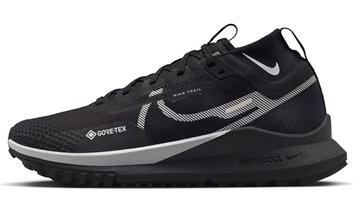 Nike Pegasus Trail 4 Gore-TEX Women's Waterproof Trail Running Shoes (DJ7929-001,Black/Wolf Grey-Reflect Silver) Size 8
