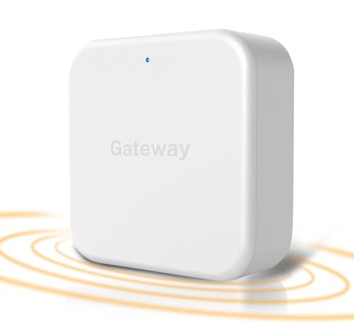 AceFox G2 Wi-Fi Gateway Bluetooth Gateway for TTLock, Bluetooth Keyless Entry Electronic Door Lock Wi-Fi Bridge, G2 Hub, Remote Control Smart Fingerprint Lock, Work with Alexa Voice Control