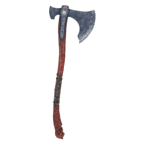 damdos Halloween Cosplay Props for God-War Axe Foam Leviathan Kratos Axes Weapon Birthday Gifts (Axe)