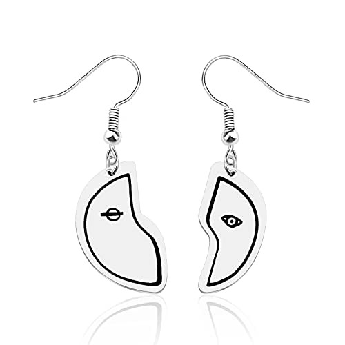 OKEYCH Musical Lover Gift The Origin Of Love Earrings Hedwig and the Angry Inch Jewelry Theatre Lover Gift (The Origin Of Love Earrings)