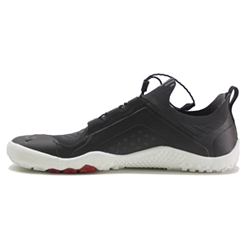 Vivobarefoot Primus Trail Knit FG, Mens Breathable Off-Road Shoe with Barefoot Firm Ground Sole Black