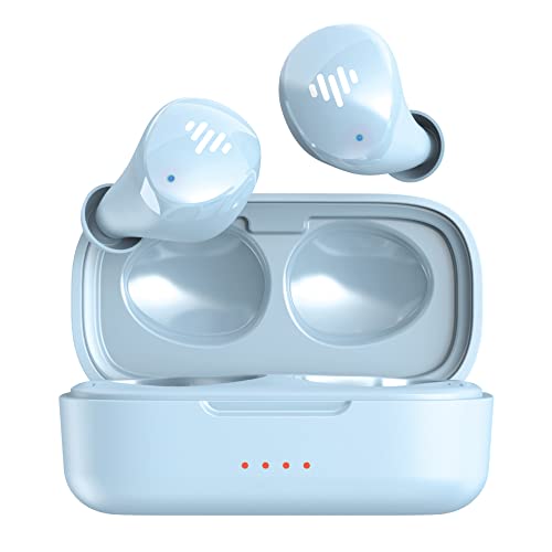 iLuv myBuds Wireless Earbuds, Bluetooth 5.3, Built-in Microphone, 20 Hour Playtime, IPX6 Waterproof Protection, Compatible with Apple & Android, Includes Charging Case & 4 Ear Tips, TB100 Sierra Blue