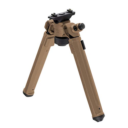 Magpul Rifle Bipod Gun Rest for Hunting and Shooting, M-LOK, Flat Dark Earth