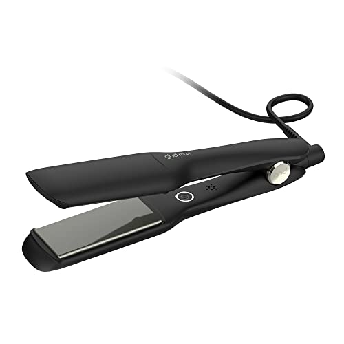 ghd Max Styler ― 2' Flat Iron Hair Straightener, Professional Wide Ceramic Plates Hair Styling Tool for Long, Thick, and Curly Hair ― Black