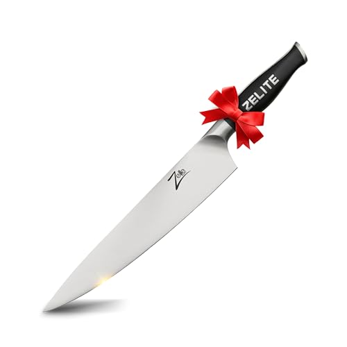 Zelite Infinity Chef Knife 10 Inch, Chefs Knife, Kitchen Knife, Chef's Knives, Chef Knives, Vegetable Knife, Chef's Knife, Cutting Knife - German High Carbon Stainless Steel - Razor Sharp Knife