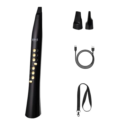 INGPARTNER Y8 Digital Wind Instrument Synthesizer, Electronic Wind Instrument/EWI with Bluetooth,2 Nozzles,2 Fingerings,94 Tones,12 Keys,20W Speaker plug in Headphone, Audio for Kids Adults Beginners